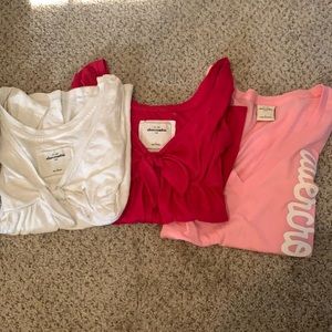 Abercrombie Kids tees size L